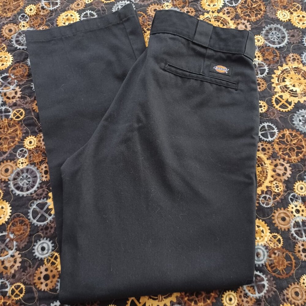 Men's black Dickies 874 pants - Size 35 - Picture 7 of 8